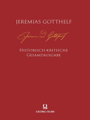 cover image of Jeremias Gotthelf